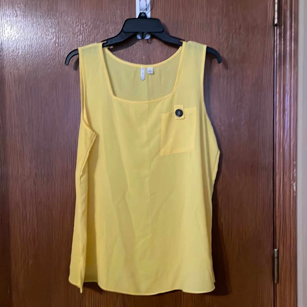 CATO
Size Large Yellow Blouse